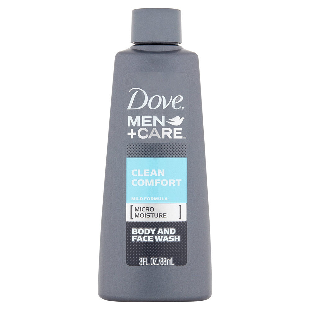 Dove Men And Care Clean Comfort Body and Face Wash, 3 Oz