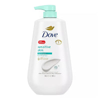 Dove Sensitive Skin Body Wash Pump Hypoallergenic and Sulfate Free, 30.6 Oz
