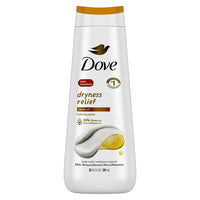 Dove Dryness Relief with Jojoba Oil Womens Body Wash Soap, 20 Oz