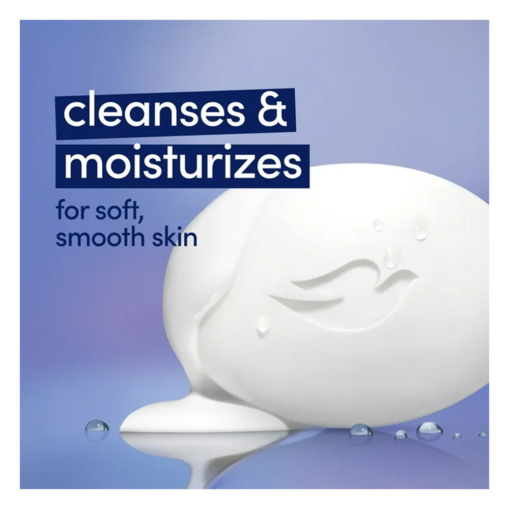 Dove White Bar Soap With Skin Moisturizing Cream, 2.6 Oz