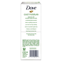 Dove Go Fresh Cool Moisture Beauty Bath Bar, 6 Ea, 3.75 Oz