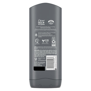 Dove Men+Care Elements Body Wash Charcoal And Clay, 13.5 oz