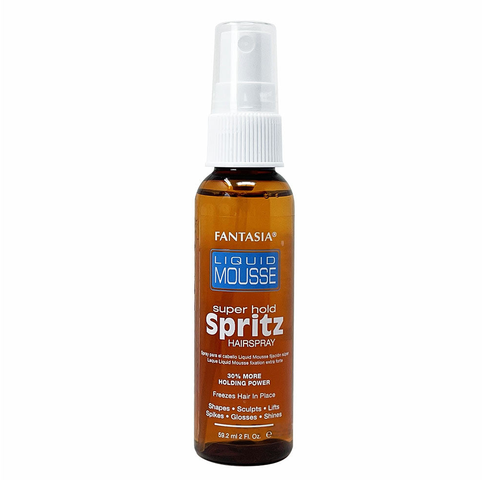 Fantasia Liquid Mousse Super Hold Spritz Hair Spray, 2 Oz