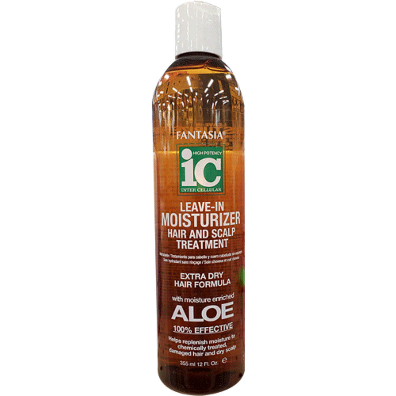 Fantasia IC Leave-In Extra Dry Moisturizer Hair and Scalp Treatment, 12 Oz