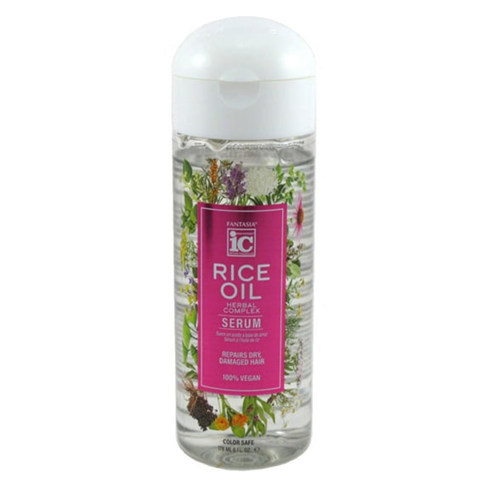 Fantasia IC Rice Oil Serum for Repairing Dry Damaged Hair 6Oz (178ml)