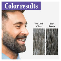 Just For Men Touch of Gray Mustache and Beard Hair Color, Dark Brown and Black, 1 Ea