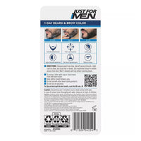 Just For Men 1 Day Temporary Beard And Brow Color, Darkest Brown And Black, 1 Ea