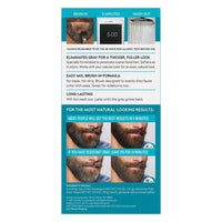 Just For Men Brush-In Color Gel For Mustache, Darkest Brown - Kit