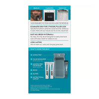 Just For Men Brush-In Mustache, Beard And Sideburns, Light Brown - Kit