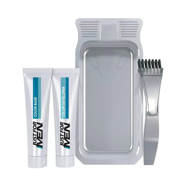 Just For Men Mustache and Beard Brush-In Color Gel, Jet Black, 1 Kit