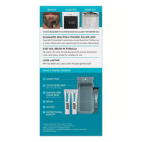 Just For Men Brush-In Mustache, Beard And Sideburns, Light-Medium Brown - Kit