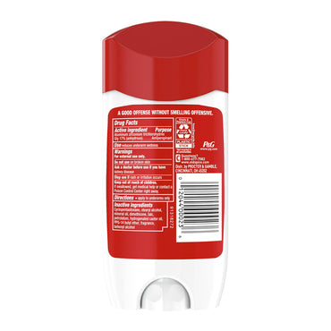 Old Spice High Endurance Invisible Solid Antiperspirant And Deodorant, Original Scent - 3 Oz