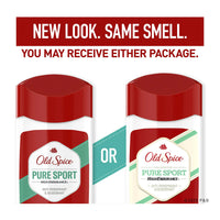 Old Spice High Endurance Invisible Solid Antiperspirant Deodorant, Pure Sport - 3 Oz