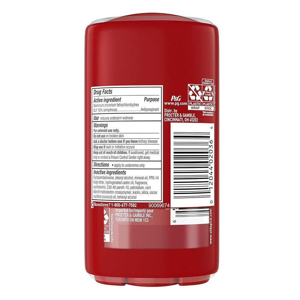 Old Spice Anti-Perspirant Deodorant for Men Bearglove, 2.6 Oz