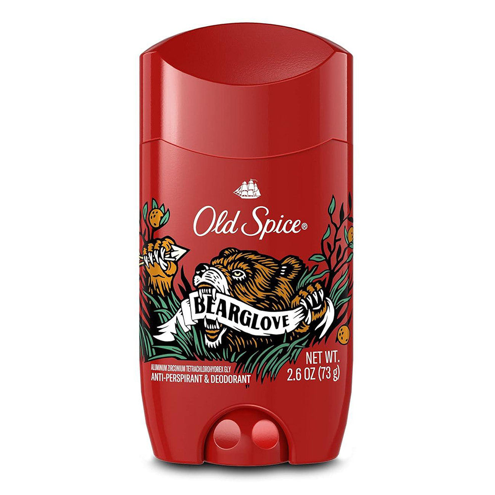 Old Spice Anti-Perspirant Deodorant for Men Bearglove, 2.6 Oz