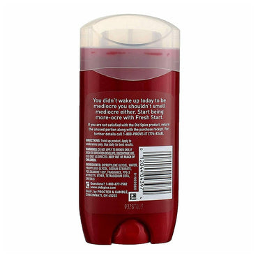 Old Spice Ultra Smooth Deodorant for Men, Aluminum Free, Fresh Start, 3 Oz