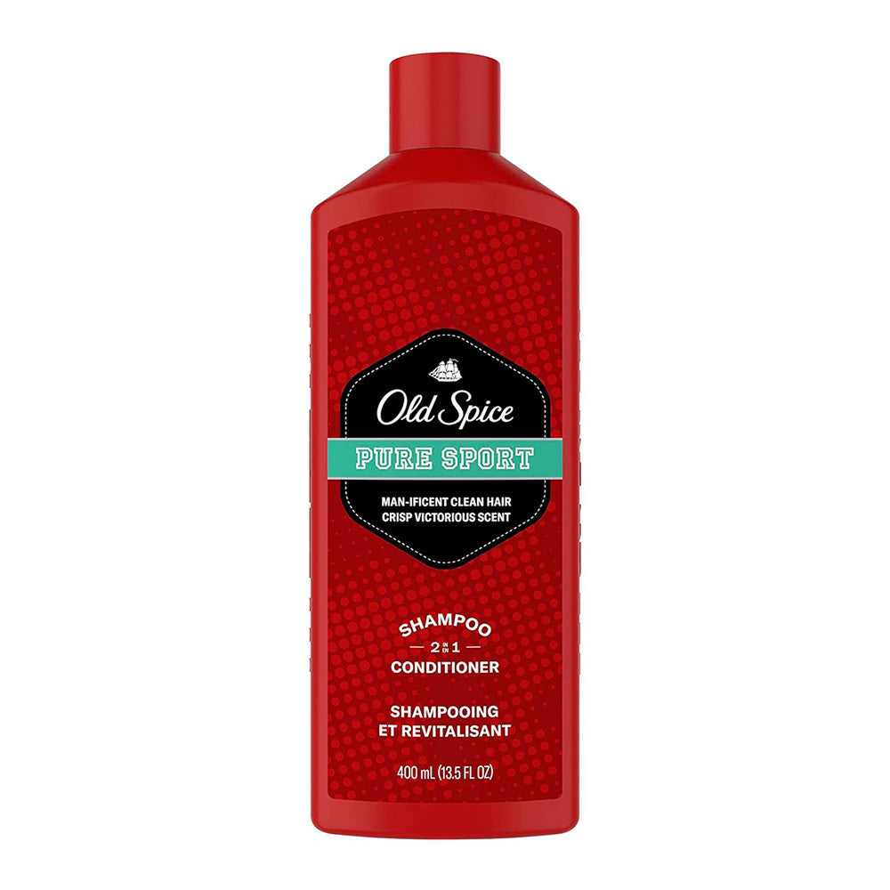 Old Spice Pure Sport 2 In1 Shampoo And Conditioner, 13.5 Oz