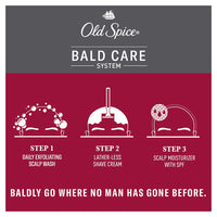 Old Spice Mens Bald Care System Shave Cream with Vitamin E, 10.9 Oz