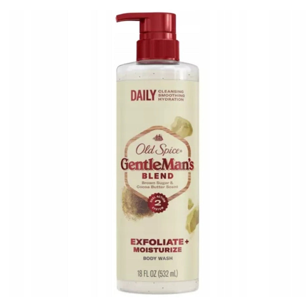 Old Spice Gentlemans Blend Exfoliate and Moisturize Mens Body Wash 18Oz (532ml)