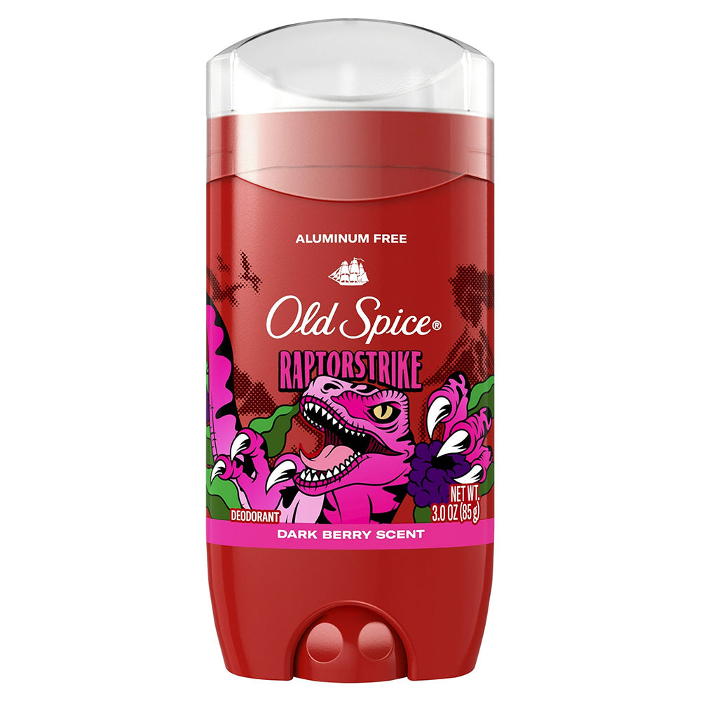 Old Spice Aluminum Free Mens Raptorstrike Deodorant with Invisible Solid Stick 3Oz (85g)