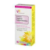 Vh Essentials Prebiotic Vaginal Suppositories pH Balanced- 15 Ea