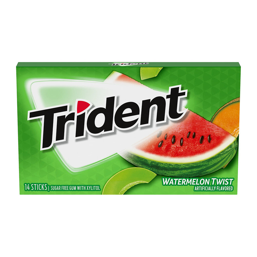 Trident Watermelon Twist Sugar Free Gum, 14 Ct