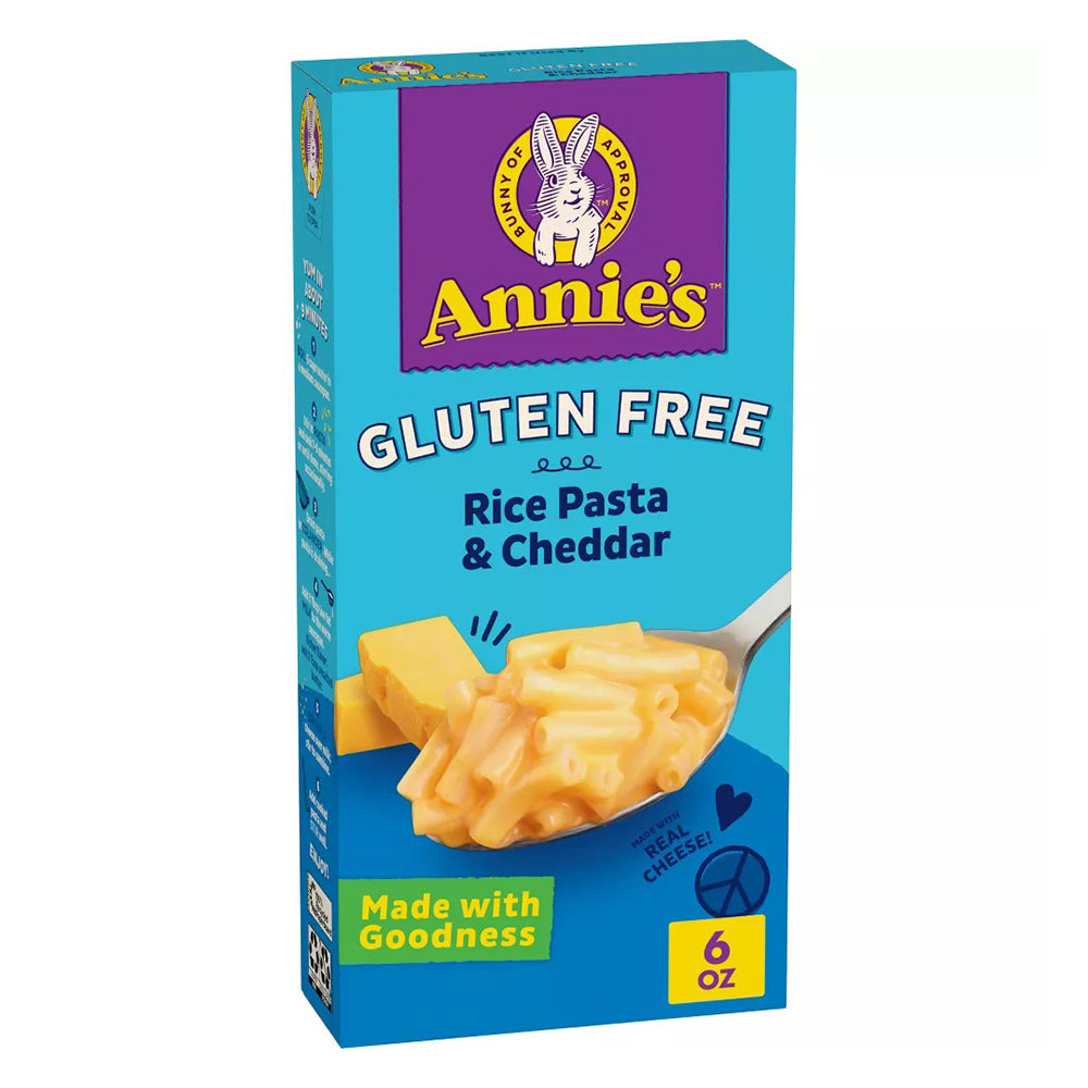 Annies Gluten Free Rice Pasta and Cheddar for Easy Meals 6Oz (170g)