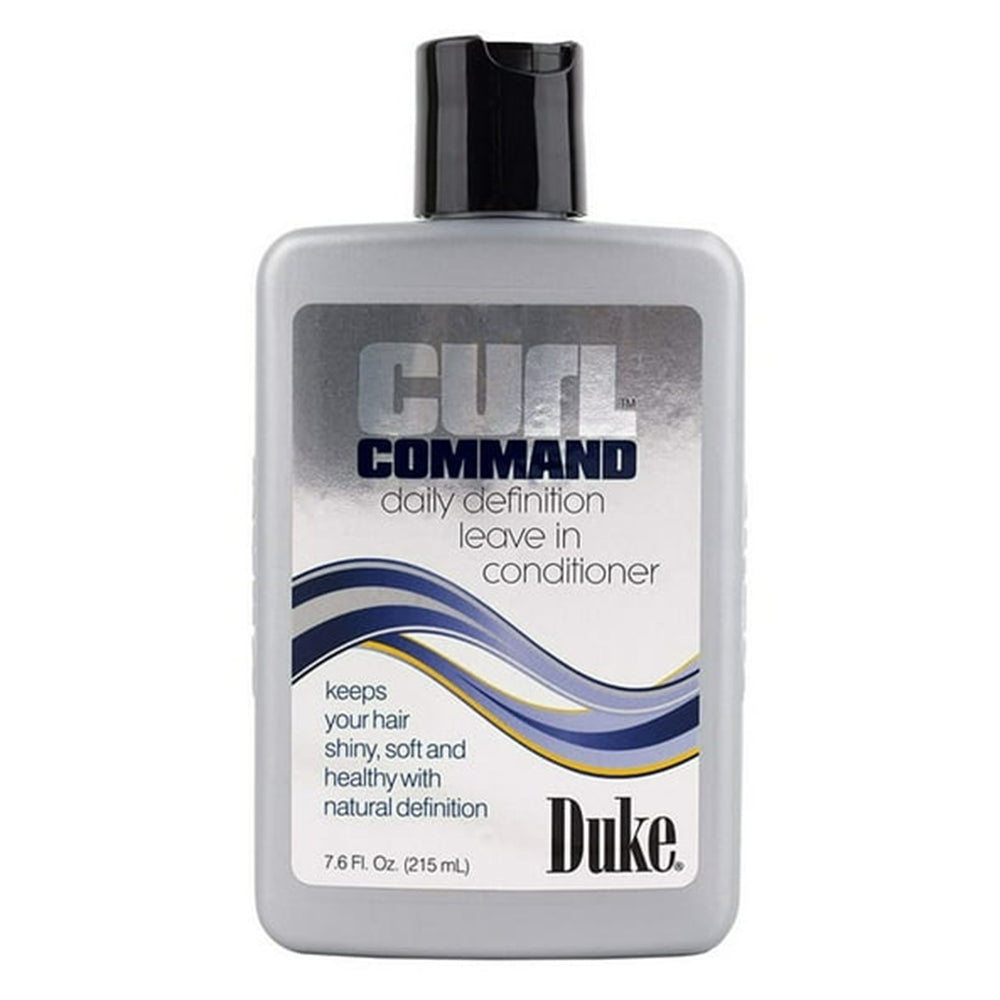 Duke Curl Command Daily Definition Leave In Conditioner for Shiny Soft Hair 7.6Oz (215ml)