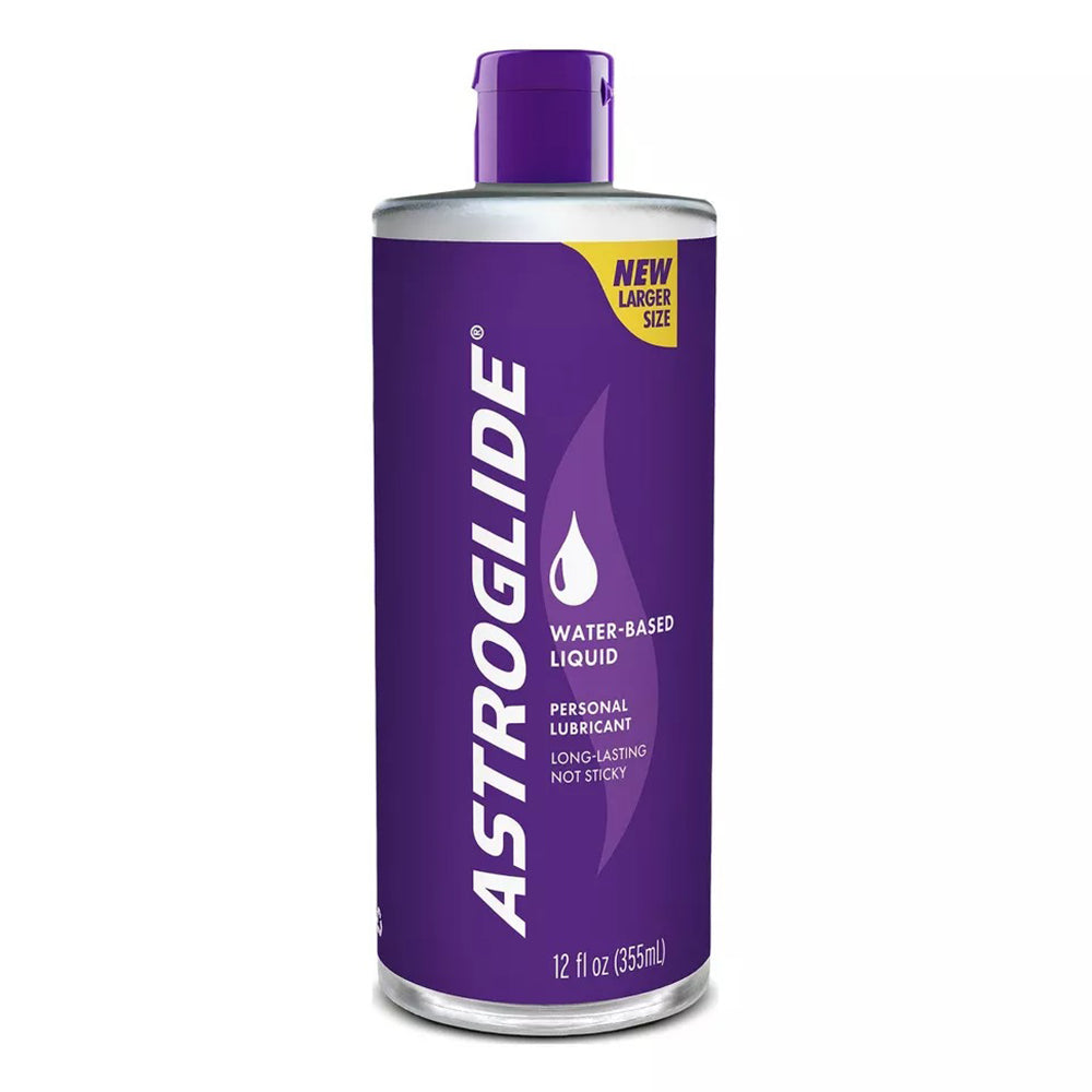 Astroglide Mimics Natural Fluids Hydrates Soothes Dryness Water Based Liquid Personal Lubricant 12Oz