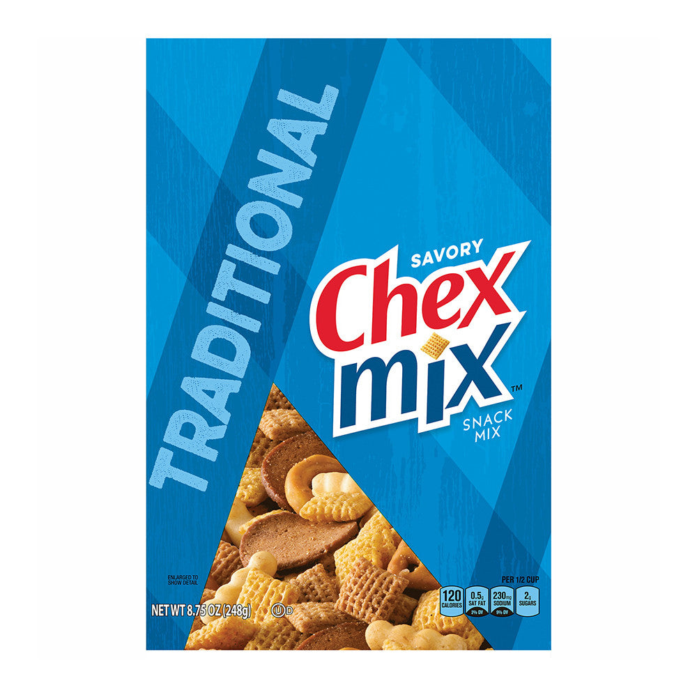 Chex Mix Traditional Savory Snack Mix, 8.75 Oz