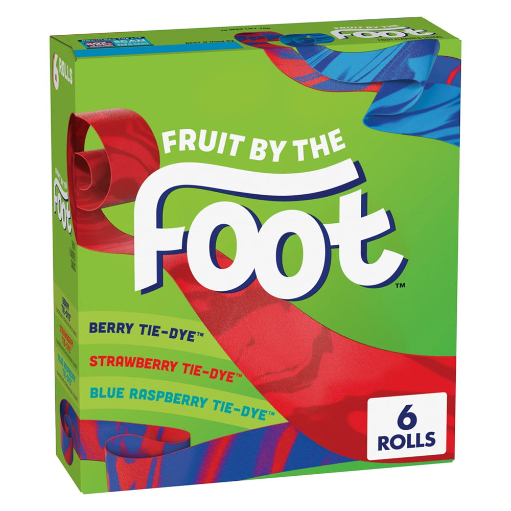 Fruit by the Foot Fruit Snack Rolls Variety Pack for Fun and Fruity Snacking Anytime 6Ea