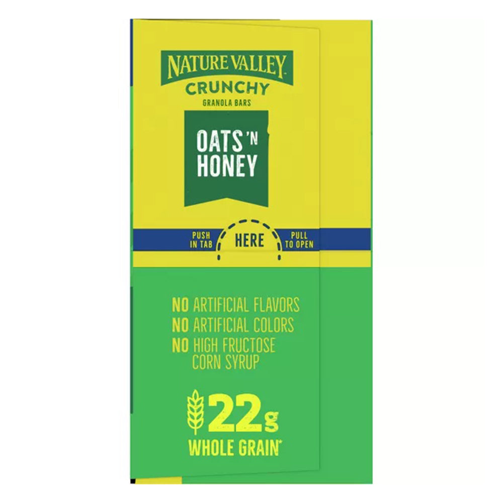 Nature Valley Crunchy Oats and Honey Granola Bars Snack that Healthy and Tasty 12Ea