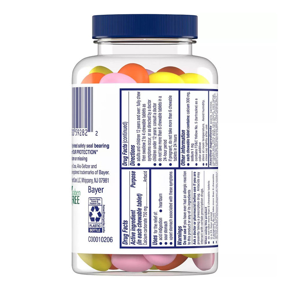 Alka Seltzer Extra Strength Antacid Heartburn Relief Chews, 66 Ea