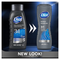 Dial For Men Hydrofresh Hair And Body Wash, Full Force - 16 Oz
