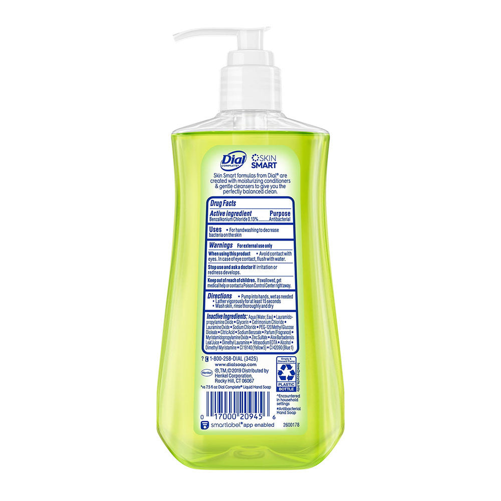 Dial Antibacterial and Sensitive Liquid Hand Soap, Aloe, 11 Oz