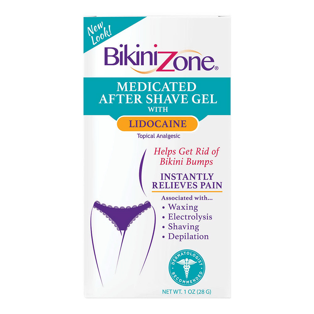 Bikini Zone Medicated After-Shave Gel For Bikini Area, 1 Oz