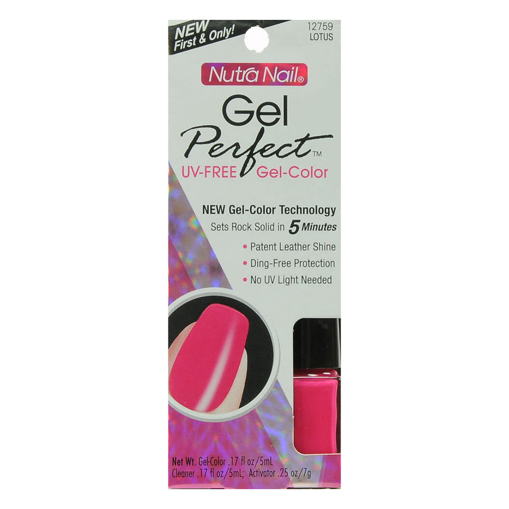 Nutra Nail Gel Perfect Uv Free Gel Color Lotus # 12759 - Kit