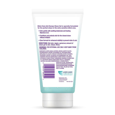 Bikini Zone Anti-Bumps Shave Gel, 5 Oz