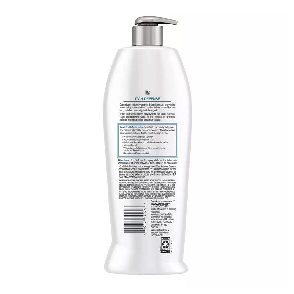 Curel Itch Defense Calming Body Lotion for Dry, Itchy Skin, 20 Oz