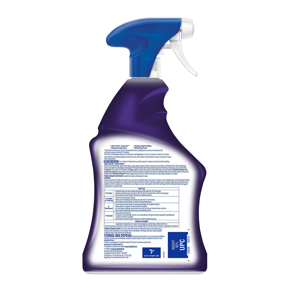 Lysol Mold And Mildew Remover With Bleach, 32 Oz