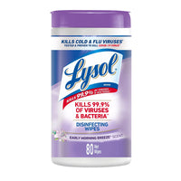 Lysol Disinfecting Wipes, Early Morning Breeze, 80 Wet Wipes