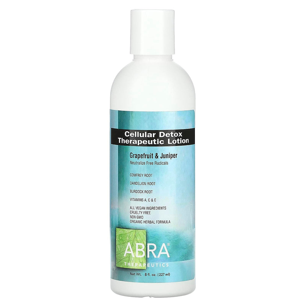 Abra Therapeutics Cellular Detox Lotion Grapefruit and Juniper 8Oz (227ml)