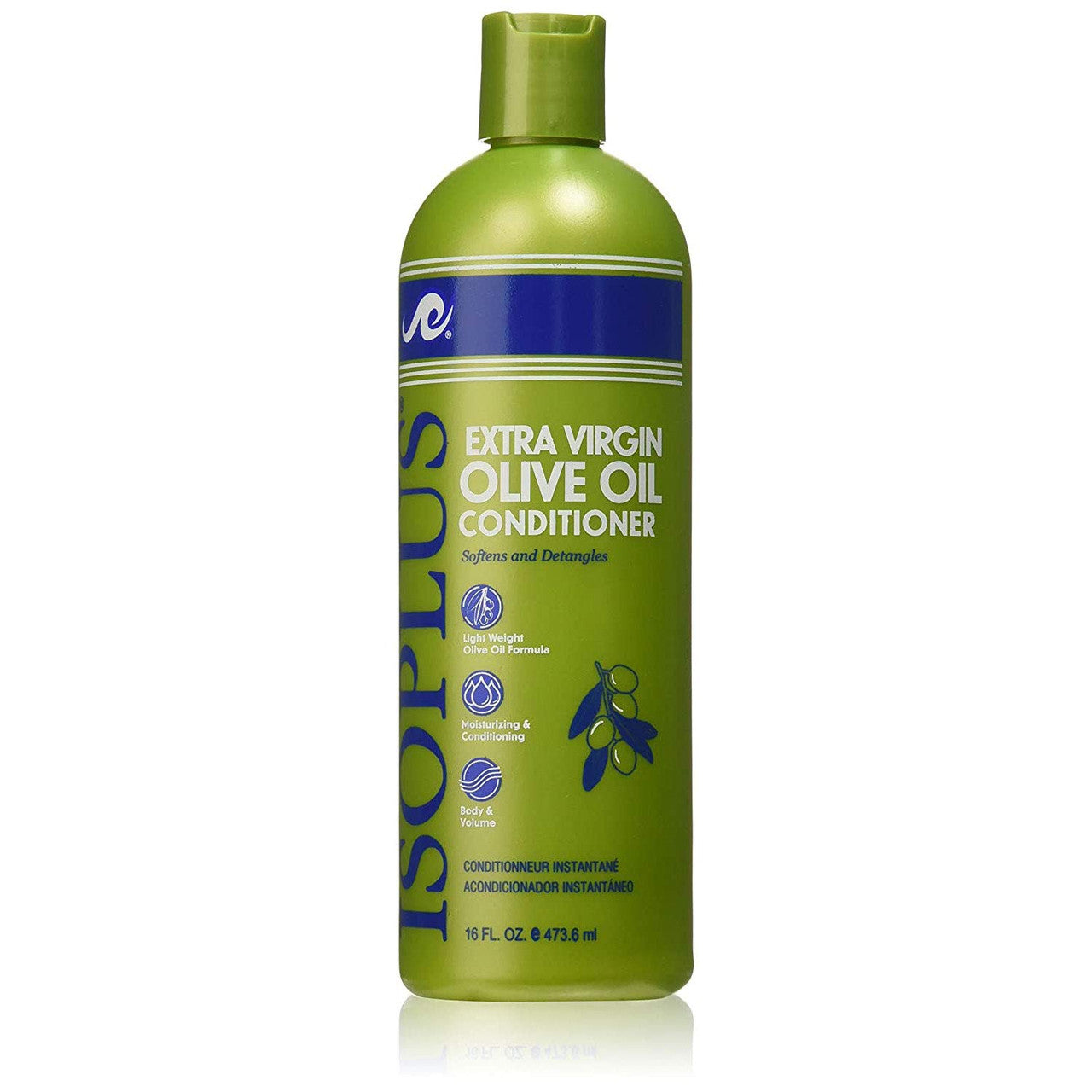 Isoplus Extra Virgin Oilive Oil Hair Conditioner, 16 Oz