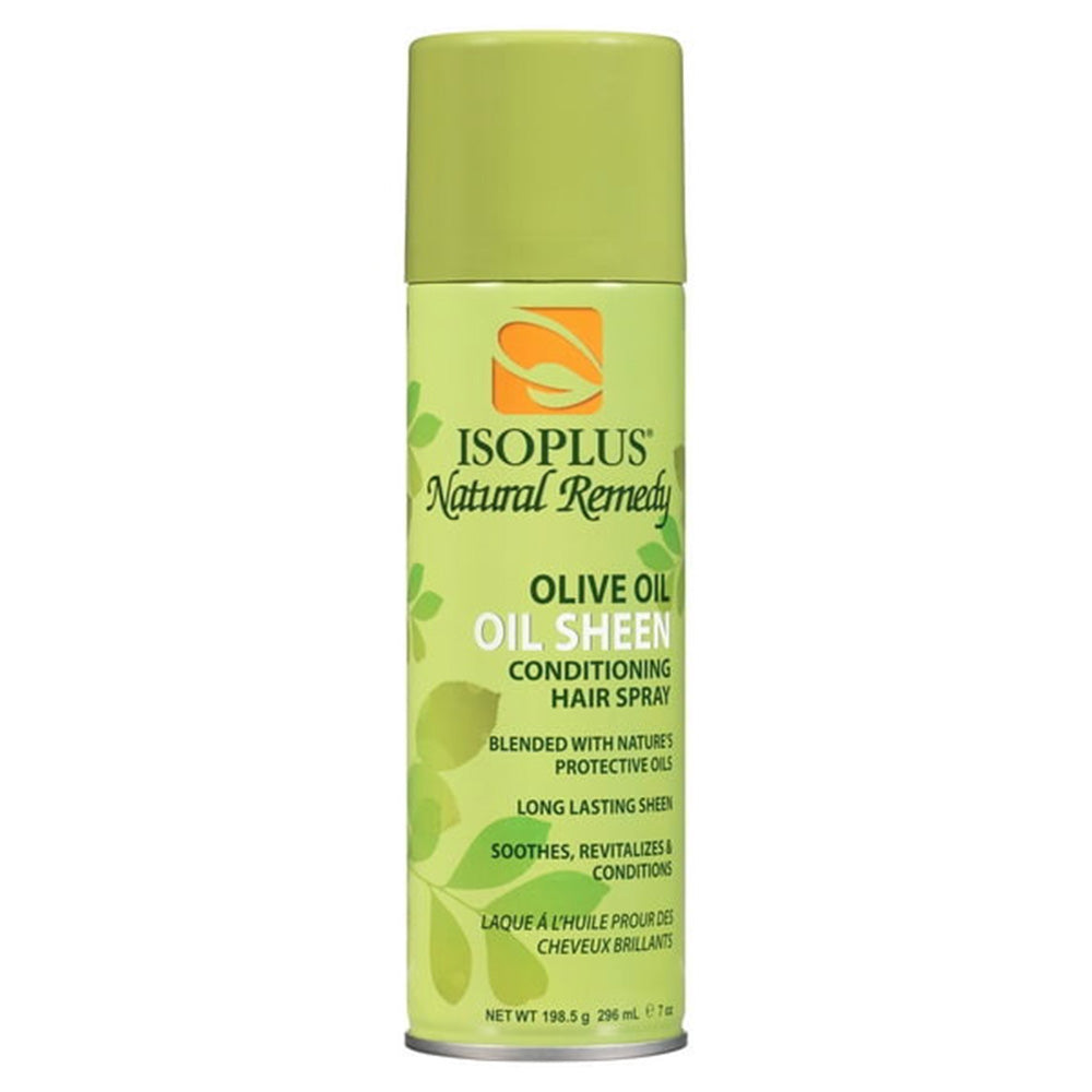Isoplus Natural Remedy Olive Oil Sheen Conditioning Hair Spray Unisex 7Oz (296ml)