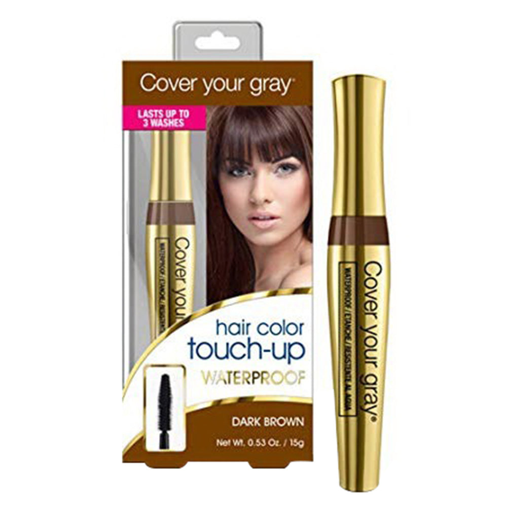 Cover Your Gray Root Fill Brush Dark Brown 0.53Oz (15g)
