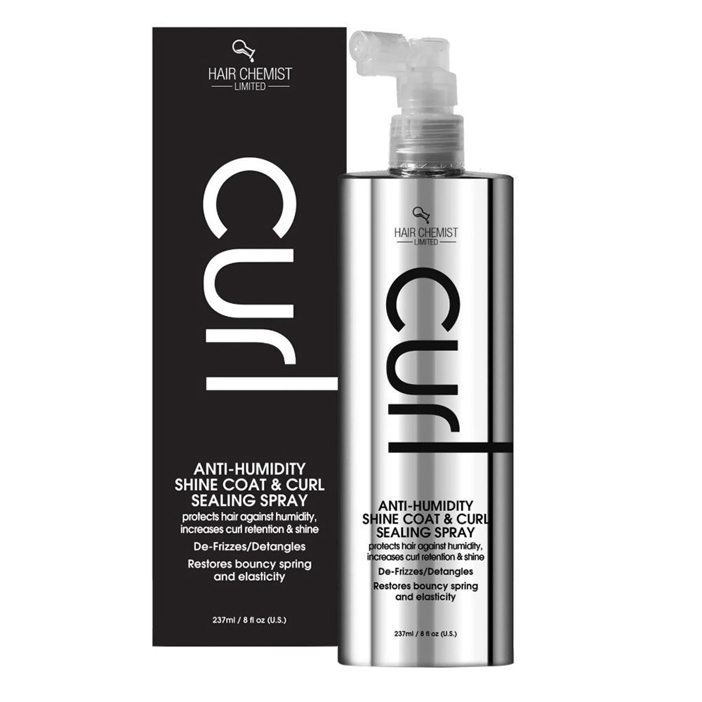 Hair Chemist Curl Anti Humidity Shine Coat and Curl Sealing Hair Spray 8Oz (237ml)