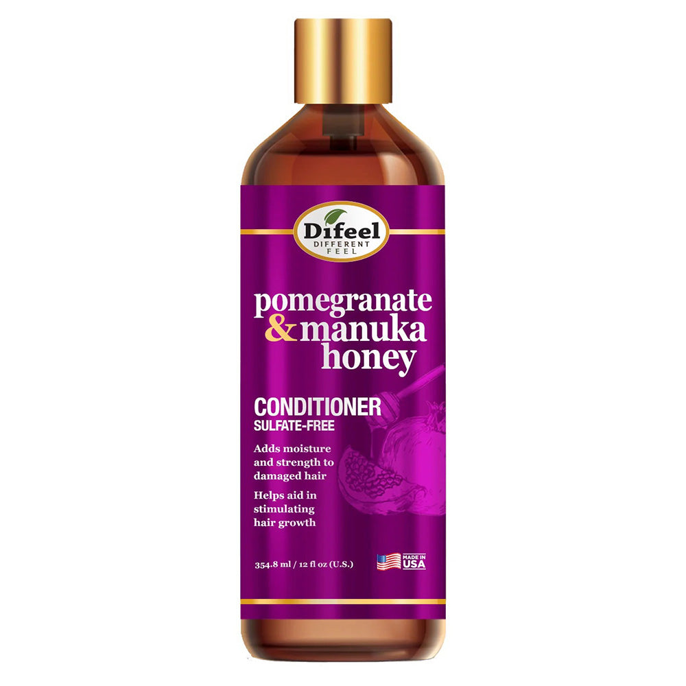 Difeel Pomegranate & Manuka Honey Sulfate Free Hair Conditioner 12Oz (354.8ml)