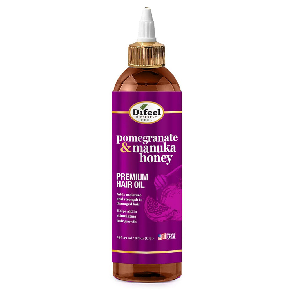 Difeel Pomegranate & Manuka Honey Growth Stimulating Premium Hair Oil 8Oz (236.59ml)