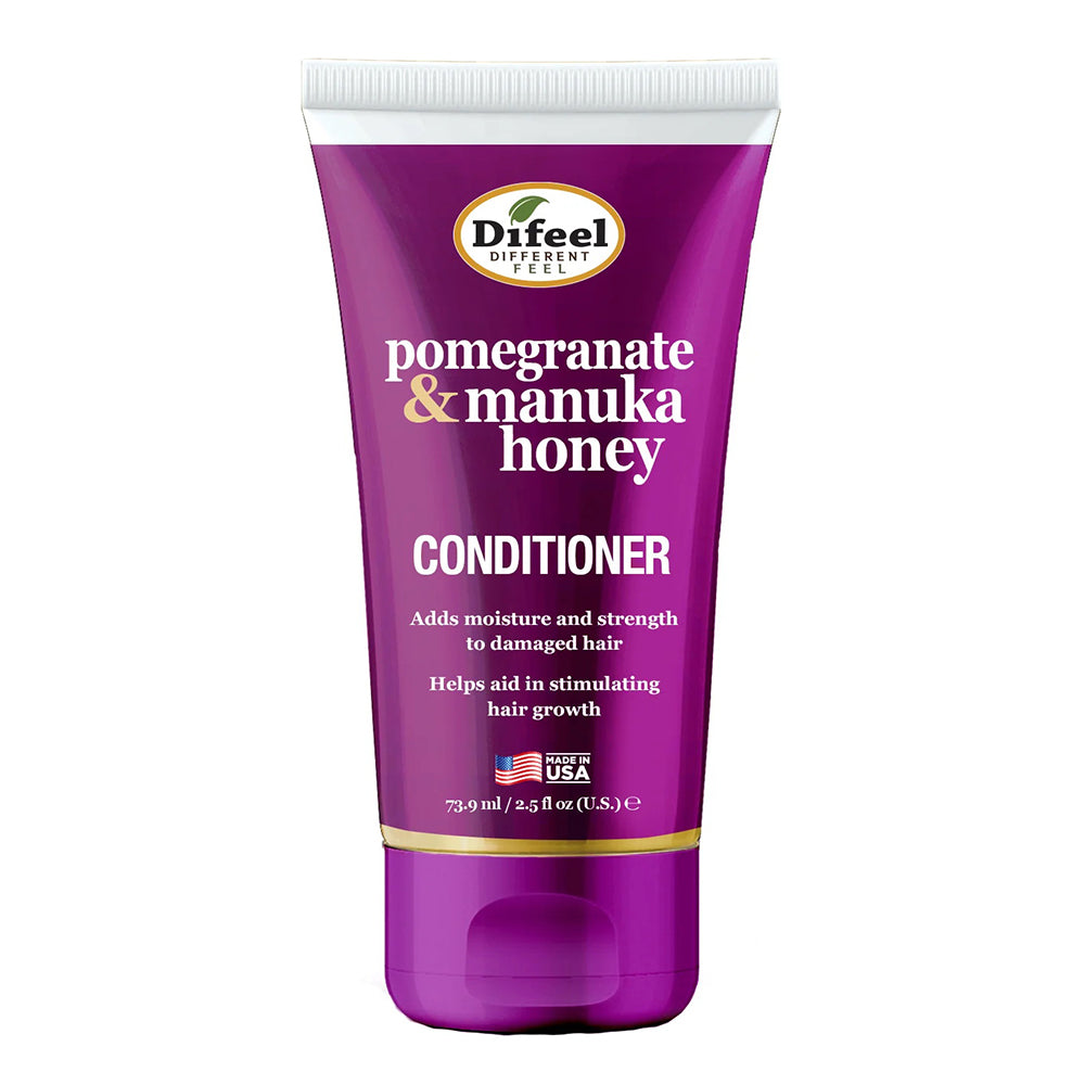 Difeel Pomegranate & Manuka Honey Sulfate Free Hair Conditioner Travel Size 2.5Oz (73.9ml)