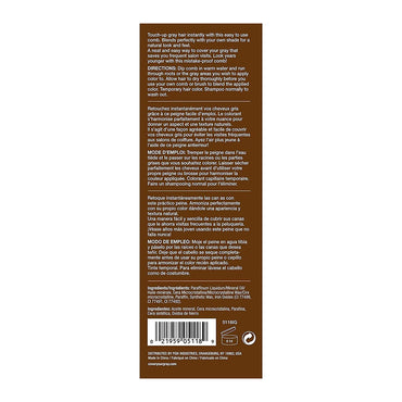 Irene Gari Cover Your Gray Color Comb, Dark Brown, 0.33 Oz